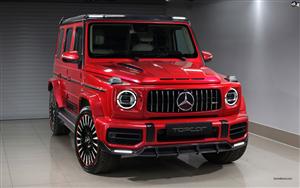 The Mercedes-Benz G-Class in Red And Black Shade